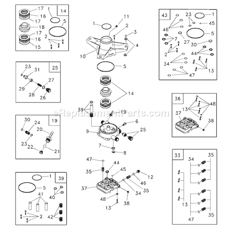 Page A Diagram and Parts List for 1537-1  Briggs and Stratton Pressure Washer